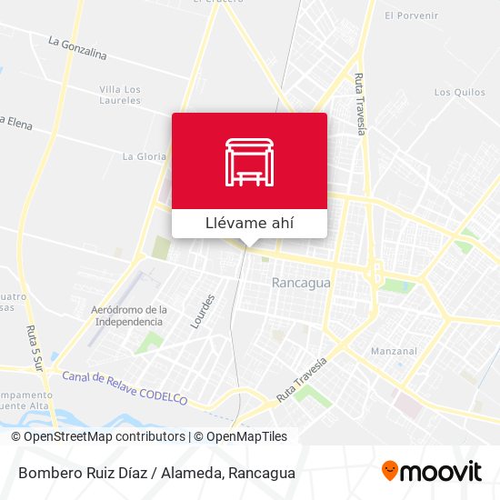 Mapa de Bombero Ruiz Díaz / Alameda