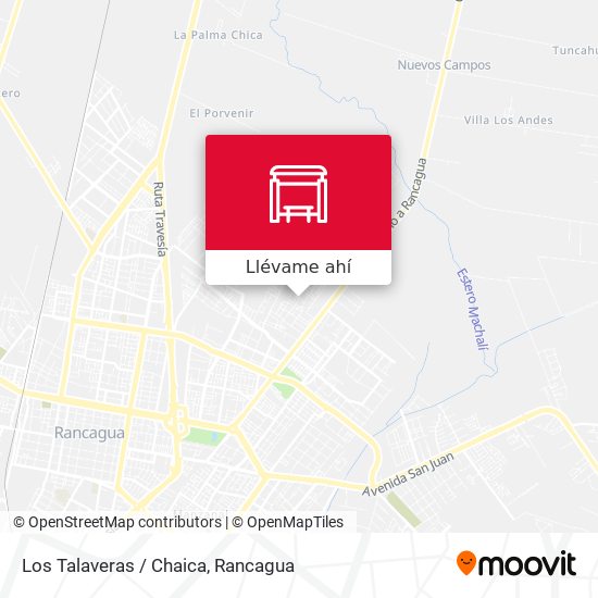 Mapa de Los Talaveras / Chaica