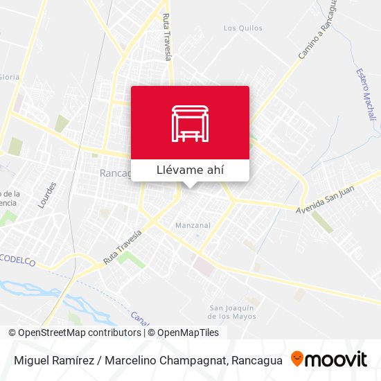 Mapa de Miguel Ramírez / Marcelino Champagnat
