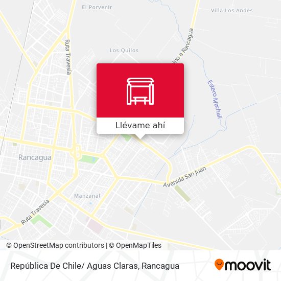Mapa de República De Chile/ Aguas Claras