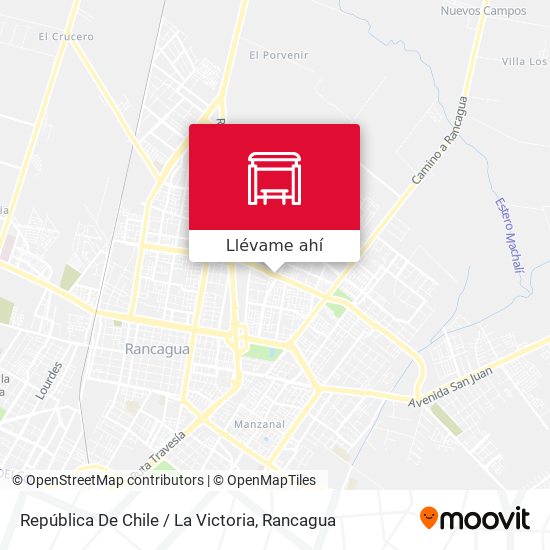 Mapa de República De Chile / La Victoria