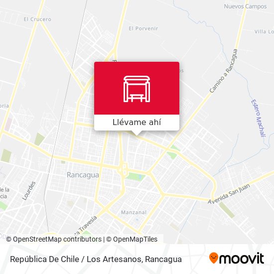Mapa de República De Chile / Los Artesanos