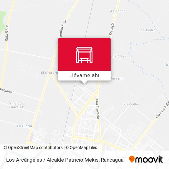 Mapa de Los Arcángeles / Alcalde Patricio Mekis