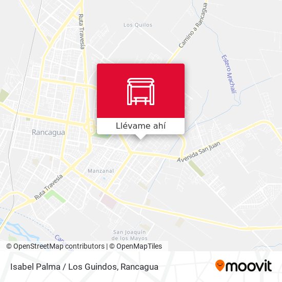 Mapa de Isabel Palma / Los Guindos