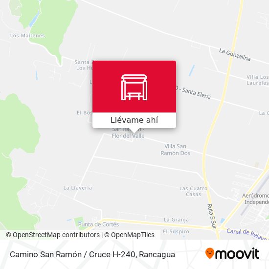 Mapa de Camino San Ramón / Cruce H-240