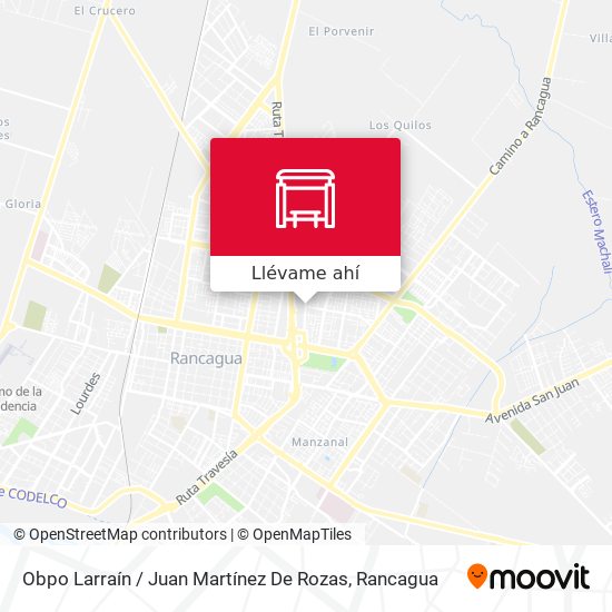 Mapa de Obpo Larraín / Juan Martínez De Rozas