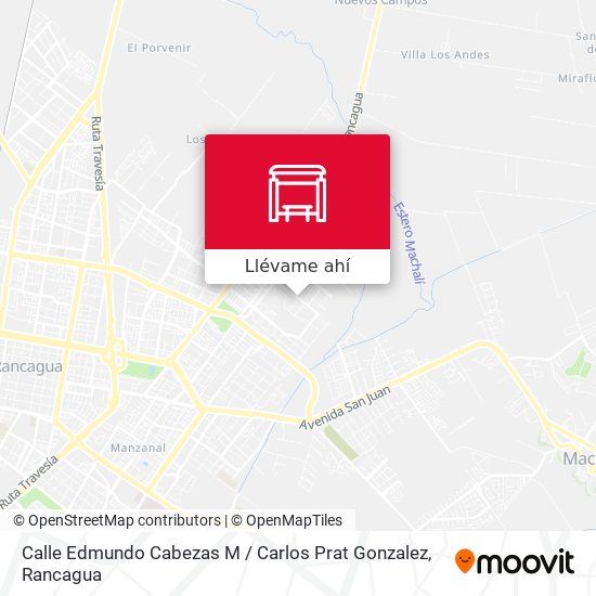 Mapa de Calle Edmundo Cabezas M / Carlos Prat Gonzalez