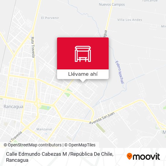 Mapa de Calle Edmundo Cabezas M /República De Chile
