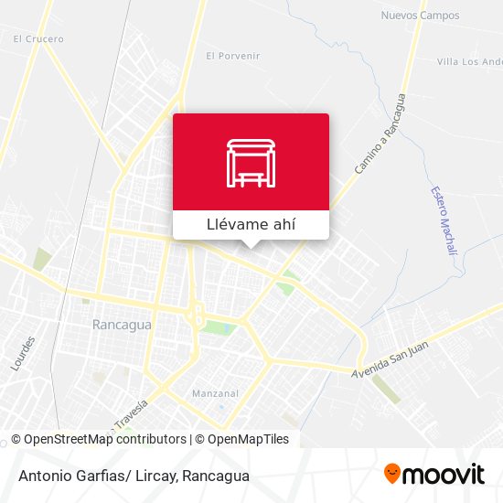 Mapa de Antonio Garfias/ Lircay