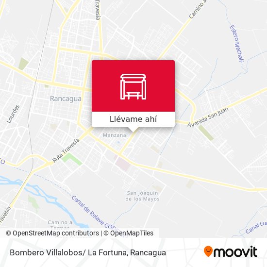Mapa de Bombero Villalobos/ La Fortuna