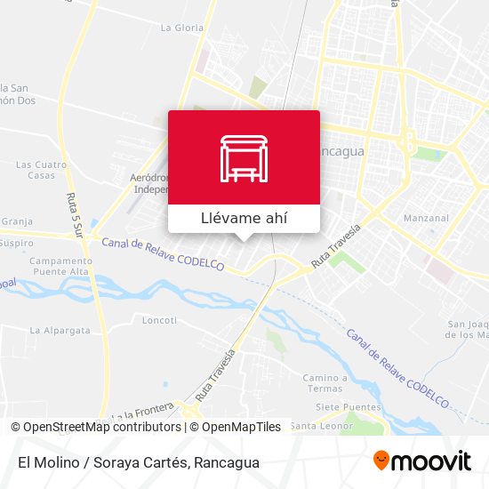 Mapa de El Molino / Soraya Cartés