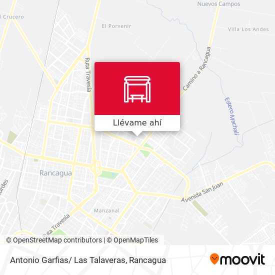 Mapa de Antonio Garfias/ Las Talaveras