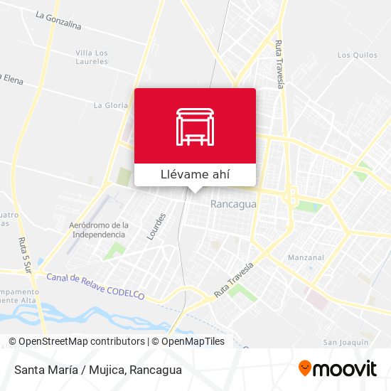 Mapa de Santa María / Mujica