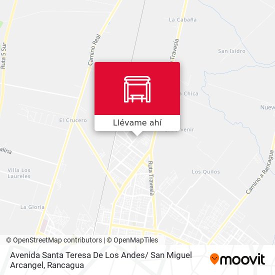 Mapa de Avenida Santa Teresa De Los Andes/ San Miguel Arcangel