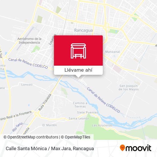 Mapa de Calle Santa Mónica / Max Jara