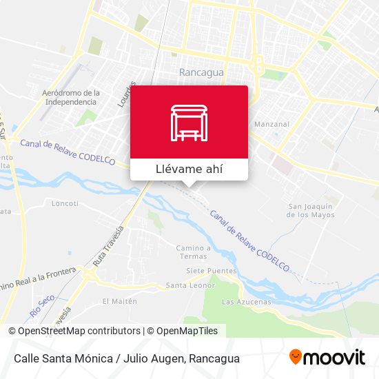 Mapa de Calle Santa Mónica / Julio Augen