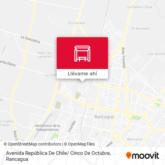 Mapa de Avenida República De Chile/ Cinco De Octubre