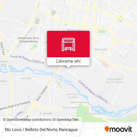 Mapa de Río Loco / Belloto Del Norte