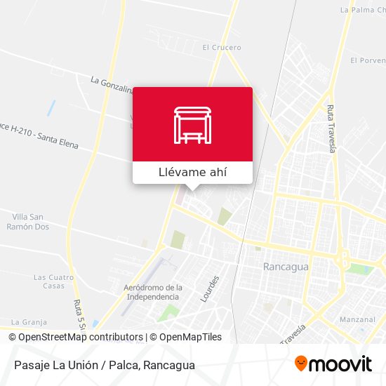 Mapa de Pasaje La Unión / Palca