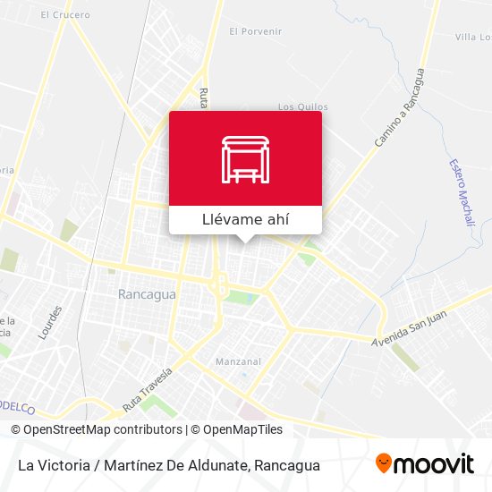 Mapa de La Victoria / Martínez De Aldunate
