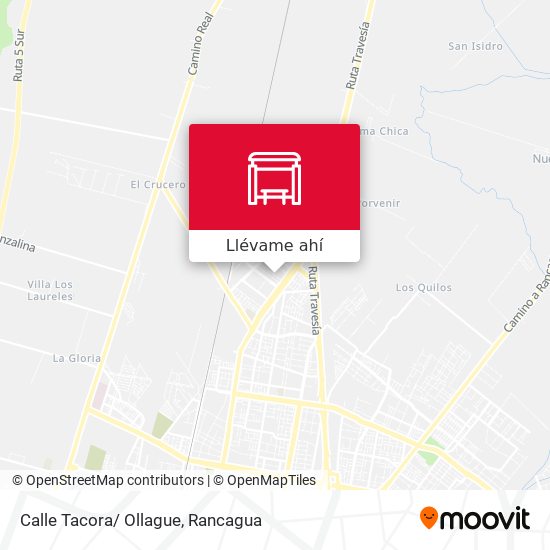 Mapa de Calle Tacora/ Ollague