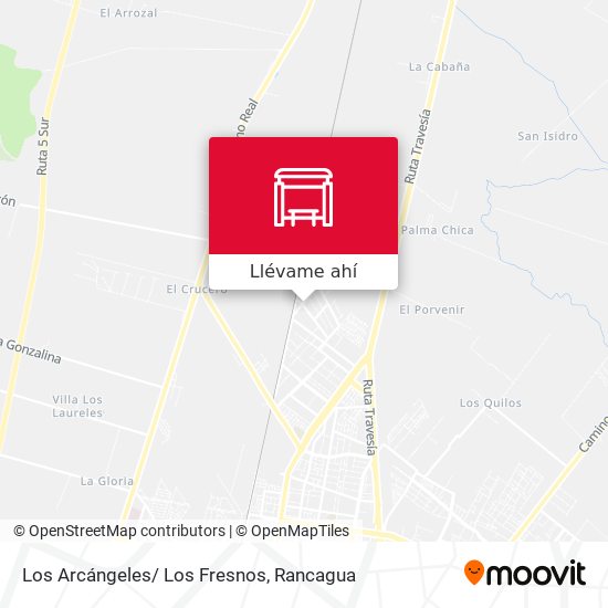 Mapa de Los Arcángeles/ Los Fresnos