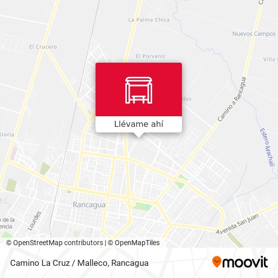Mapa de Camino La Cruz / Malleco