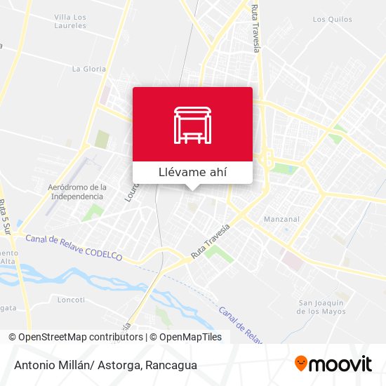 Mapa de Antonio Millán/ Astorga