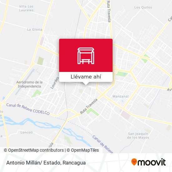 Mapa de Antonio Millán/ Estado