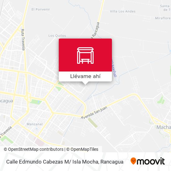 Mapa de Calle Edmundo Cabezas M/ Isla Mocha
