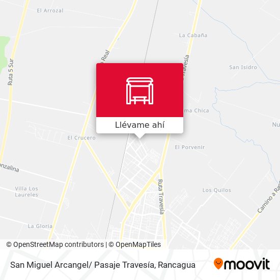 Mapa de San Miguel Arcangel/ Pasaje Travesía