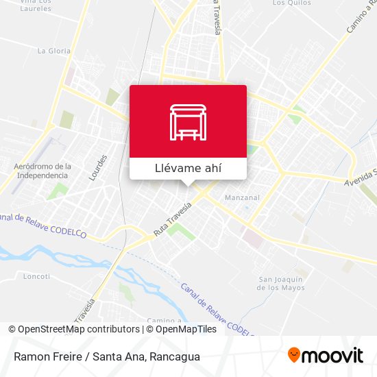 Mapa de Ramon Freire / Santa Ana