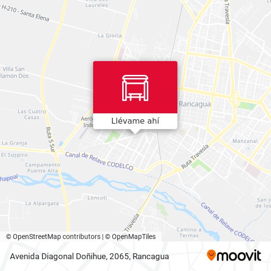 Mapa de Avenida Diagonal Doñihue, 2065