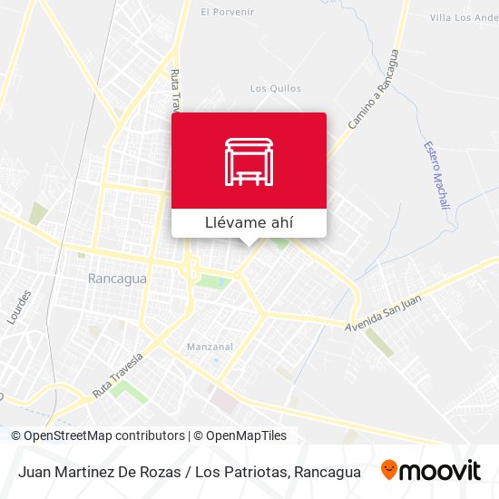 Mapa de Juan Martinez De Rozas / Los Patriotas