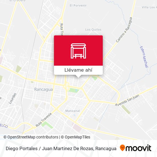 Mapa de Diego Portales / Juan Martinez De Rozas