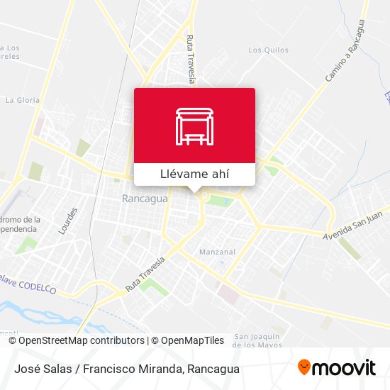 Mapa de José Salas / Francisco Miranda