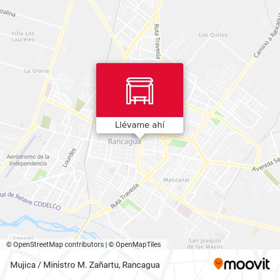 Mapa de Mujica / Ministro M. Zañartu