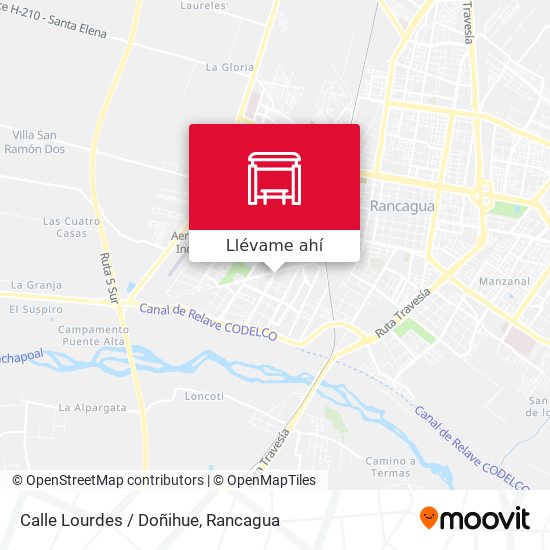 Mapa de Calle Lourdes / Doñihue
