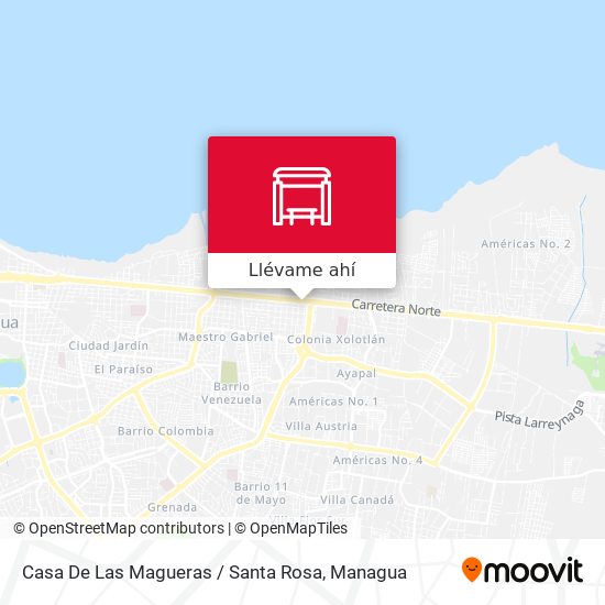 Mapa de Casa De Las Magueras /  Santa Rosa