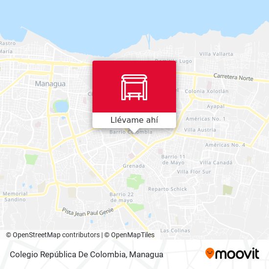 Mapa de Colegio República De Colombia