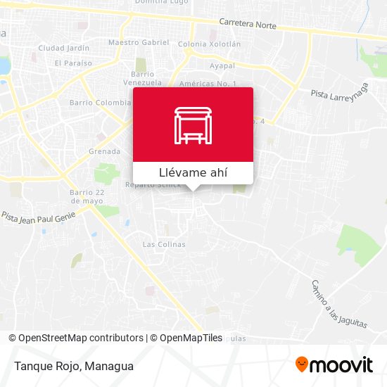 Mapa de Tanque Rojo
