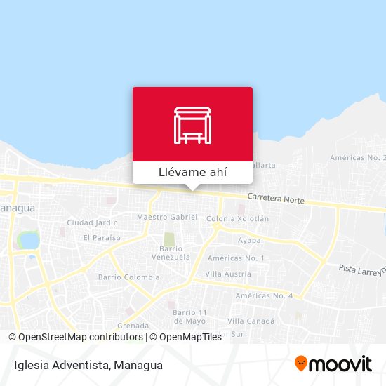Mapa de Iglesia Adventista