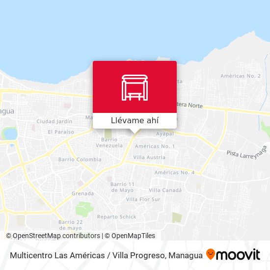 Mapa de Multicentro Las Américas / Villa Progreso