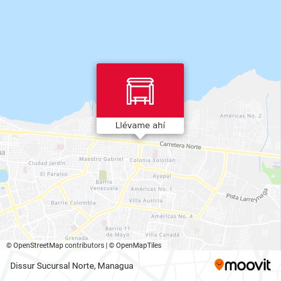 Mapa de Dissur Sucursal Norte