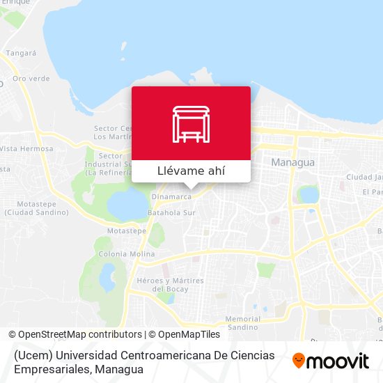 Mapa de (Ucem) Universidad Centroamericana De Ciencias Empresariales