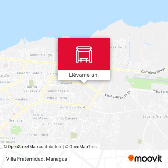 Mapa de Villa Fraternidad