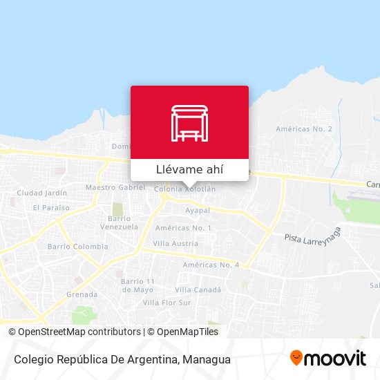 Mapa de Colegio República De Argentina