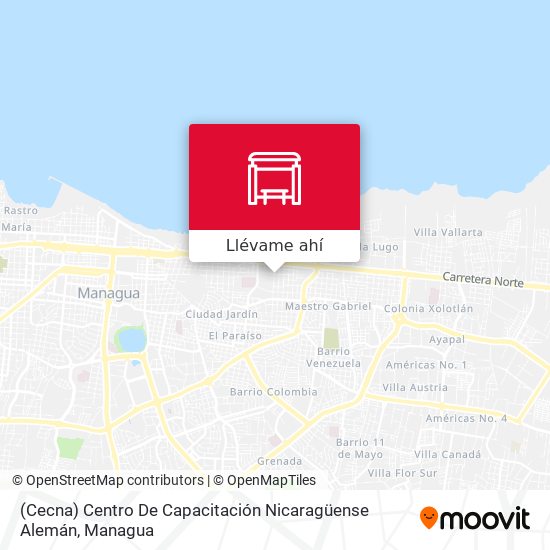 Mapa de (Cecna) Centro De Capacitación Nicaragüense Alemán