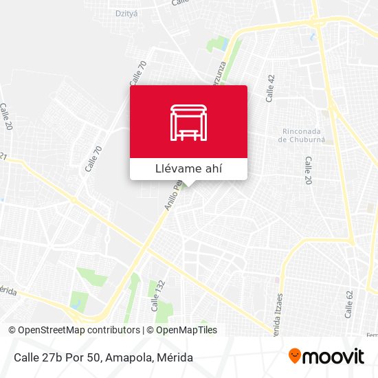 Mapa de Calle 27b Por 50, Amapola