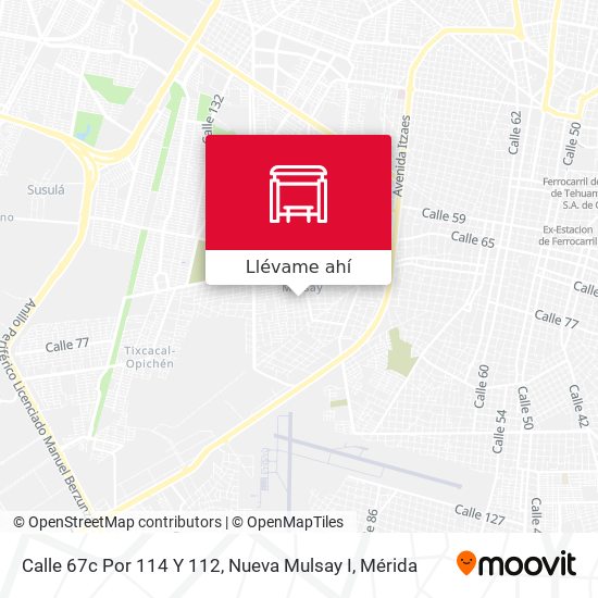 Mapa de Calle 67c Por 114 Y 112, Nueva Mulsay I